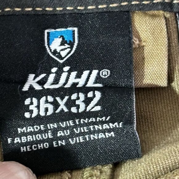 Kuhl Radikl Pants 36x32 Brown Vented Gusseted Crotch Performance Comfort - Picture 10 of 16